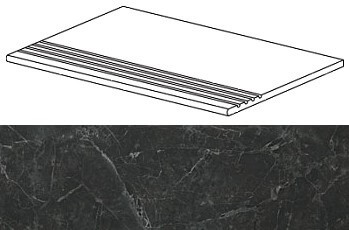 Ступень Marvel Noir St.Laurent Gradino 30x60 (ADXA) 