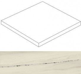 Ступень Marvel Bianco F. Scalino Ang. DX  37,5 (AO94) 