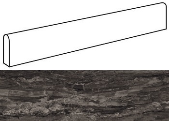 Плинтус Marvel Absolute Brown Battisc. Dig. Lap. (AFBQ) 4,6x60