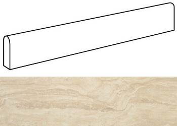 Плинтус Marvel Trav. Alabastrino Battiscopa matt (ADV4) 