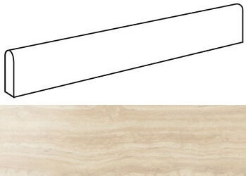 Плинтус Marvel Trav. Alabastrino Battiscopa Lapp. (ADWA) 