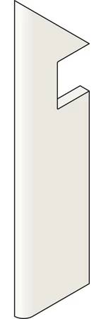 BOOST STONE White Battiscopa Sag.Sx (A7NM) Керамогранит XL