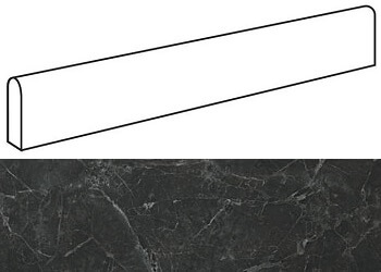 Плинтус Marvel Noir St.Laurent Battiscopa matt (ADV8) 
