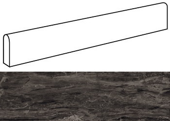 Плинтус Marvel Absolute Brown Battiscopa Lapp. (AFBC) 7,2x60