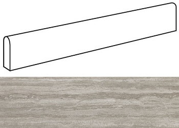 Плинтус Marvel Trav. Silver Battiscopa matt (ADV6) 