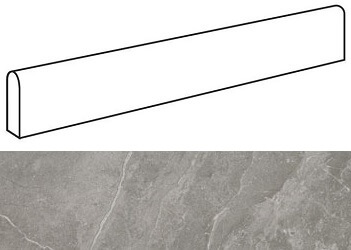 Плинтус Marvel Grey Fleury Battiscopa matt (ADV7) 