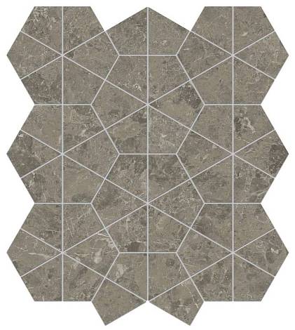 Marvel Meraviglia Grigio Elegante Hexagon Lapp. (AJQ1) керамогранит