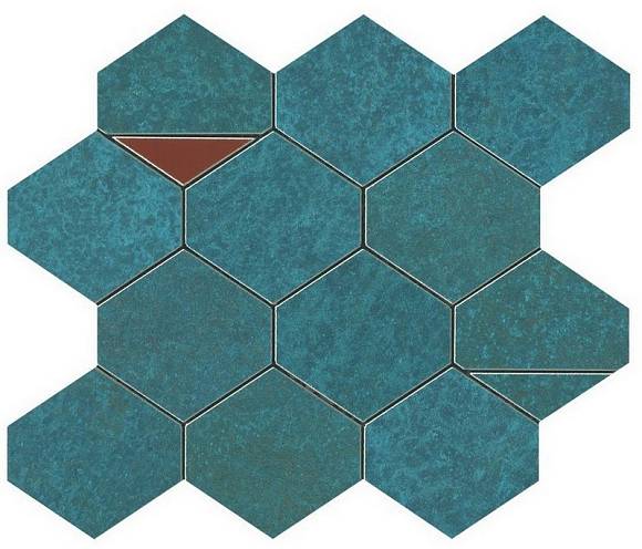 Мозаика Blaze Verdigris Mosaico Nest (9BNV) 