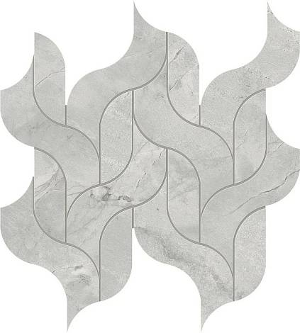 Marvel Grey Cloud Mosaico Waterfall Lappato (AF8U) Керамогранит