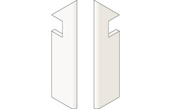 Плинтус Etic Palissandro Battiscopa Sag.DX (ANCL) 