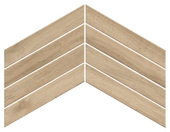 Декор Фьюжн Оак Нэчурал Шеврон 7.5*45