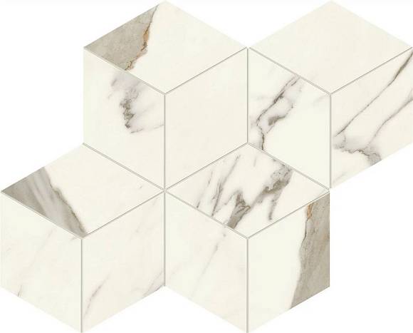 Мозаика Marvel Calacatta Sublime Mosaico Esagono Silk (AF8M) 
