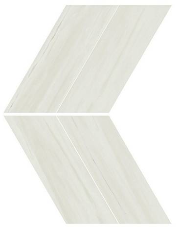 Marvel Bianco Dolomite Chevron Lappato (AS1Q) керамогранит