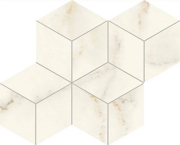Мозаика Marvel Calacatta Apuano Mosaico Esagono Silk (AF8L) 