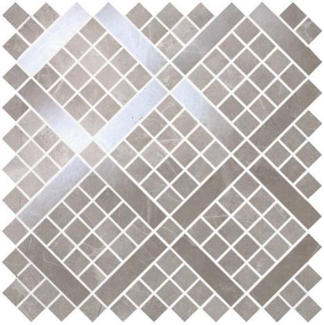 Marvel Grey Fleury Diagonal Mosaic (9MVD) Керамическая плитка