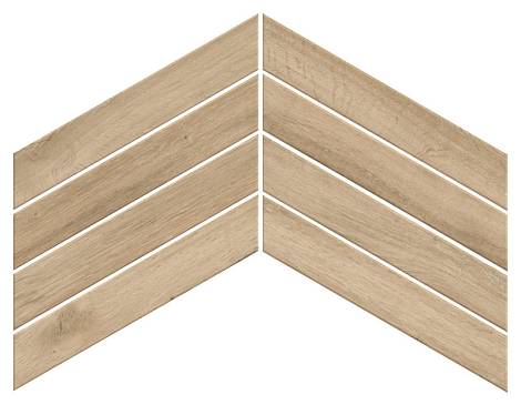 Декор Фьюжн Оак Нэчурал Шеврон 7.5*45