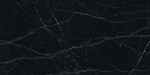 Керамогранит Marvel Black Atlantis 75x150 Lappato (A7FV)