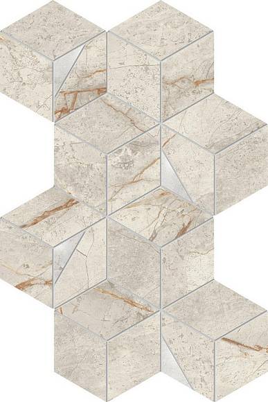 Мозаика Marvel Diva White Everest Mosaico Hex Lapp.