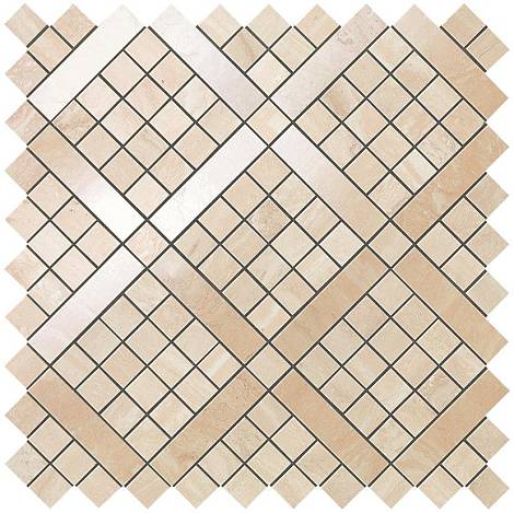 Marvel Trav. Alabastrino Diagonal Mosaic (9MVA) Керамическая плитка