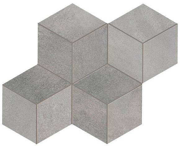 Blaze Aluminium Mosaico Esagono Lapp (A0UL) Керамогранит