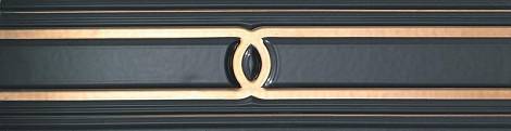 Декор Marvel Gold Black 7,8x30,5 (LVGB) 