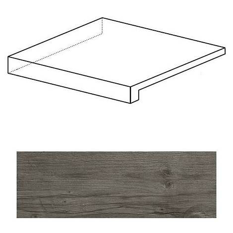 Ступень Axi Grey Timber Scalino Angolare SX (ANL4) 