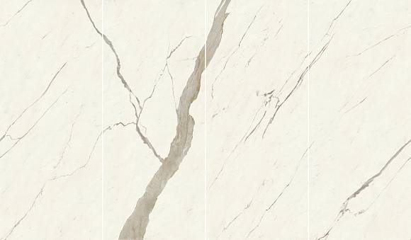 Керамогранит Marvel Calacatta Sublime 120x278 Silk Kit Endless 4pcs (AFWO) 