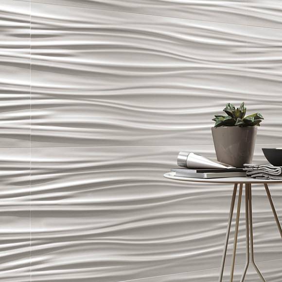 3D White Wall