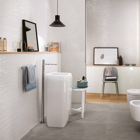 3D White Wall